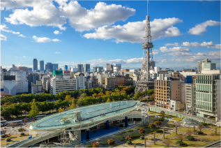 名古屋の街並み